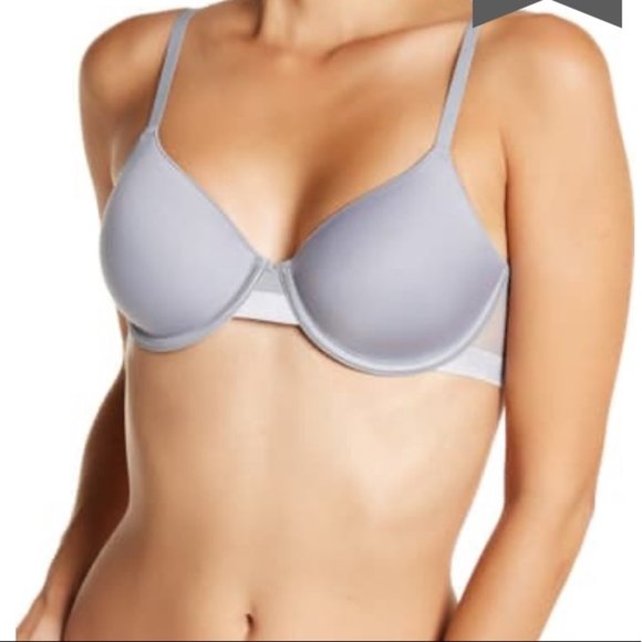 DKNY Grey Lightweight Underwire Bra - Picture 1 of 7